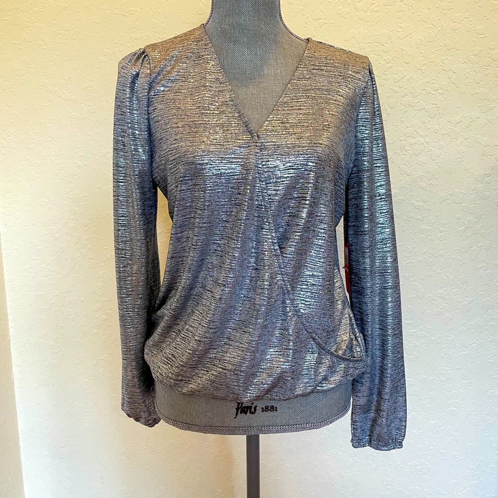 Vince Camuto Silver Top
